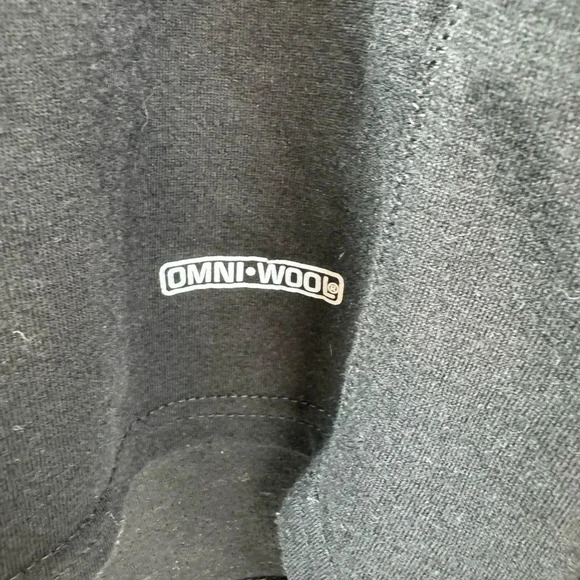 Omni Wool Men’s Black Long Sleeve Shirt XXLARGE‎ - Picture 4 of 4